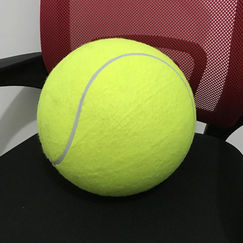 24cm Giant Tennis Ball Pet Chew Toy Inflatable Tennis Ball Signature Pet Toy