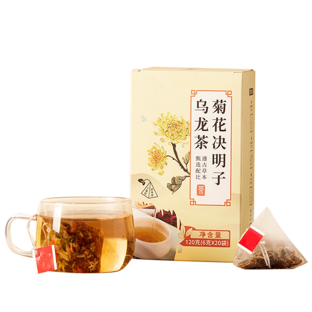 Chrysanthemum Cassia Seed Oolong Tea Honeysuckle Osmanthus Wolfberry Health Herbal Beverage Bag