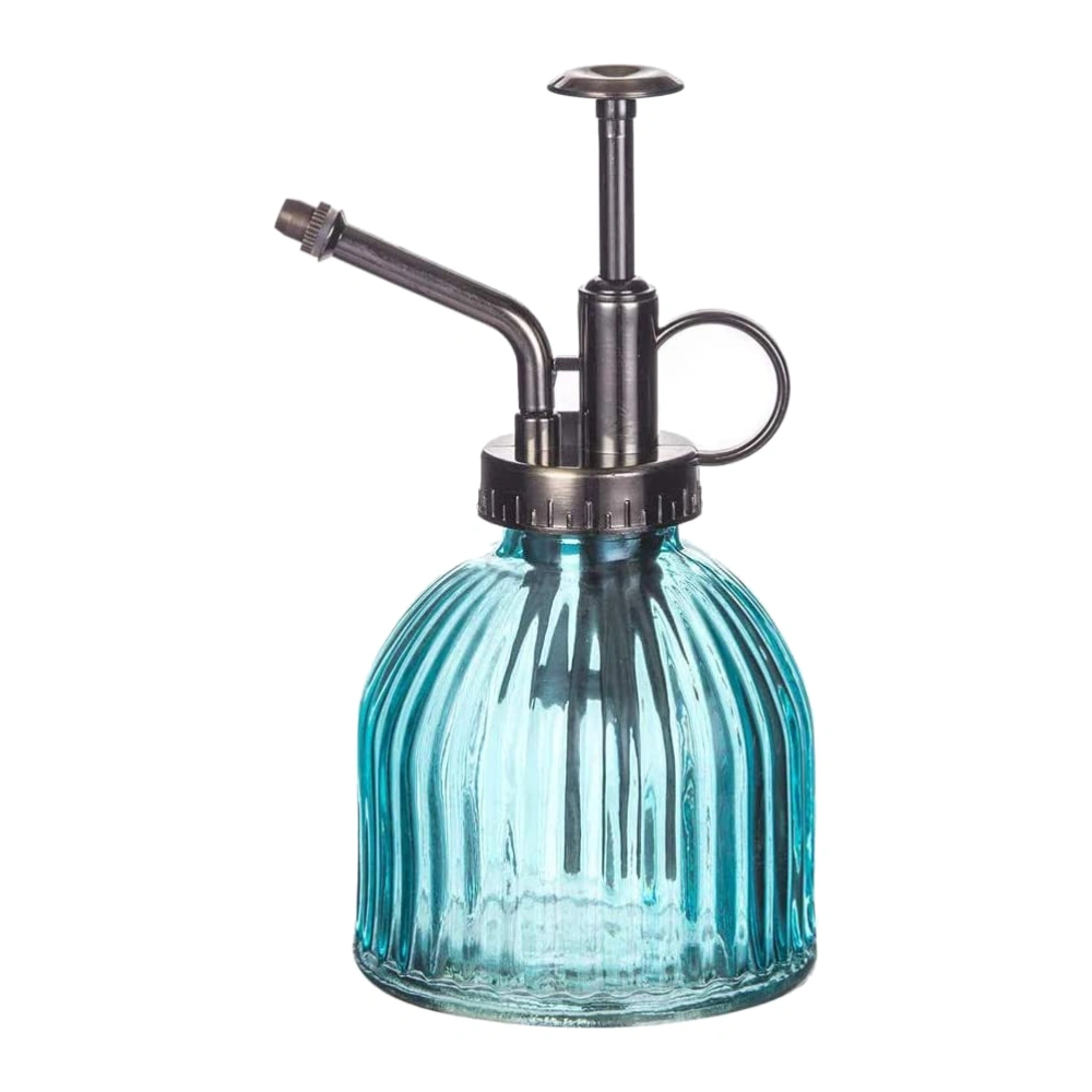 Retro Glass Plant Mister Spray Bottle with Plastic Top Pump Watering Glass Spray Bottle Plant Mister Watering Garden Tool