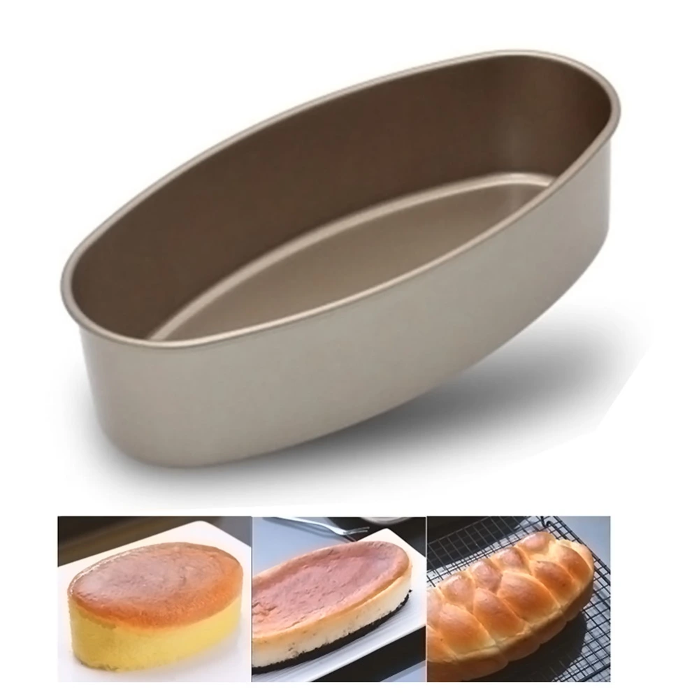 Oval Shape Nonstick Baking Tray Bread Loaf Mold Cheese Cake Tin Cake Pan Kitchen Cooking Baking Tool