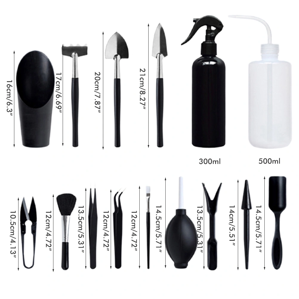 15PCS Heavy Duty Garden Tools Mini Gardening Hand Tools Set Gardening Tool Set Gardening Gifts