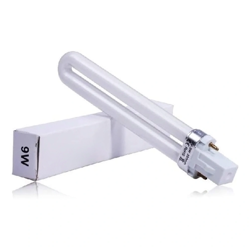 1/4Pcs 9W Nail Art UV Lamp Electronic Nail Dryer UV Bulb U Shaped UV Light