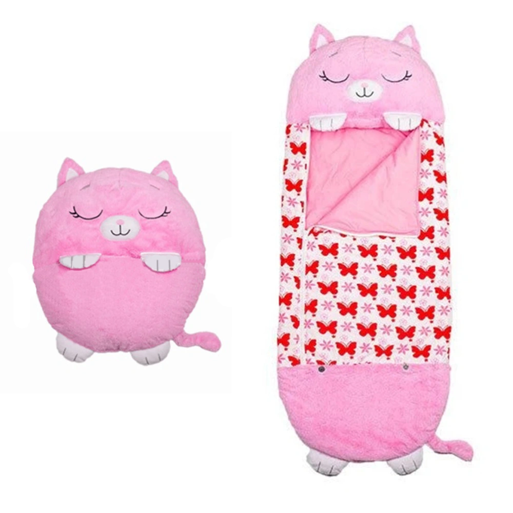 (unprocessed Knowledge) Children's Lazy Sleeping Bag Dolls Coated Pajamas Sleeping Bag Nap Cover 126*43cm (black Ladybug) Us Ban, Shielded Infringement