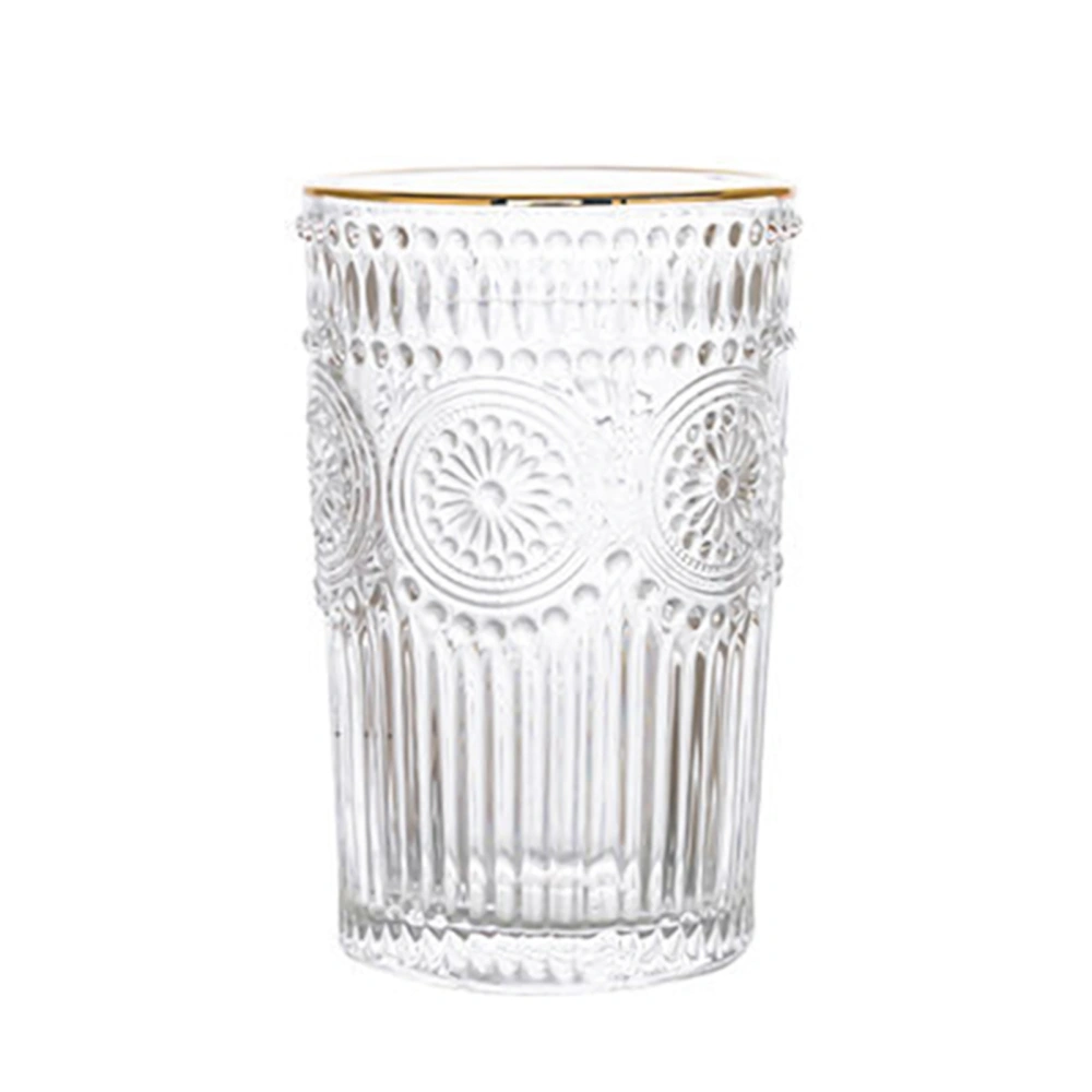 Vintage Embossed Glasses Drinking Glasses Water Glasses Modern Embossed Designs Glasses