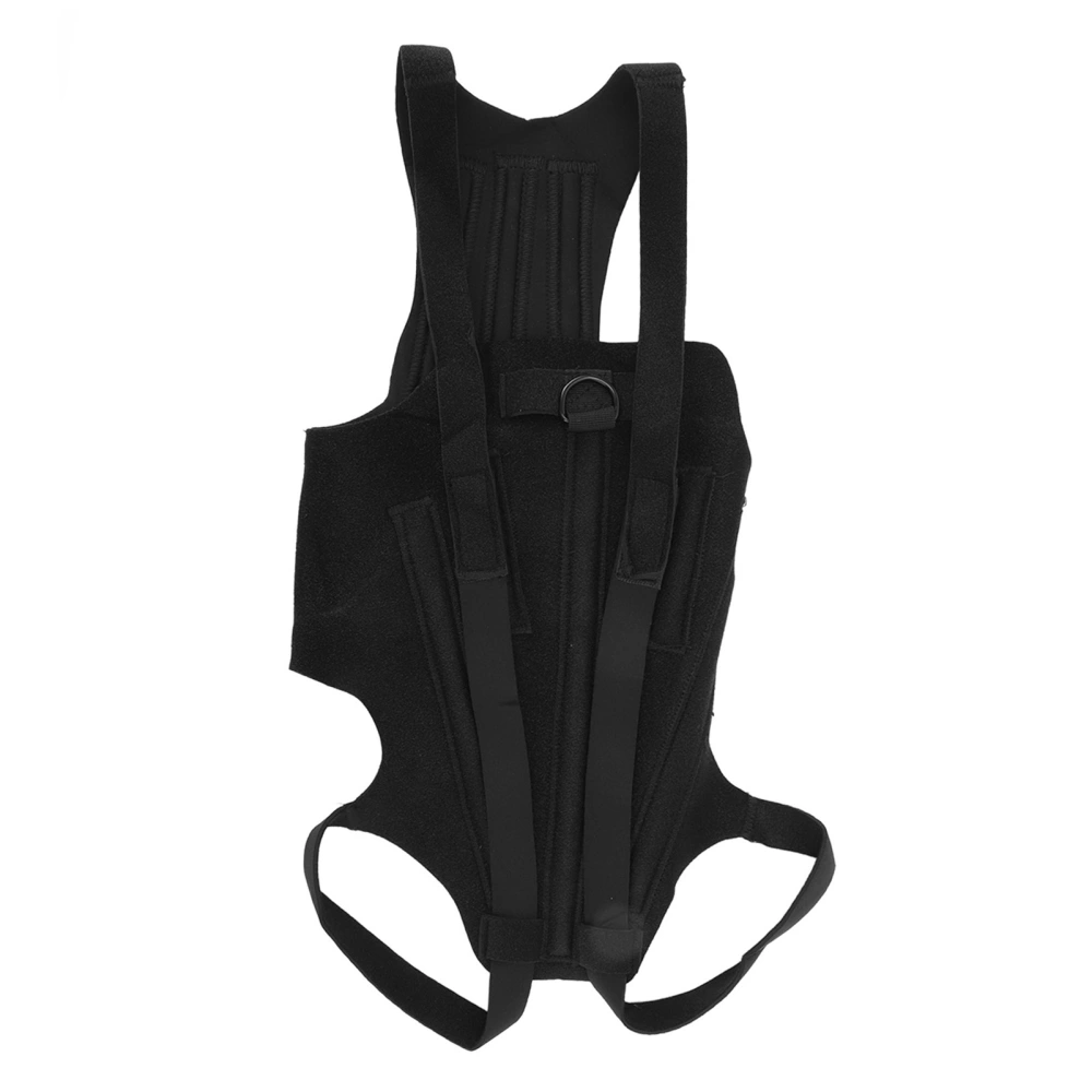 Dog Back Bracer Polyester Strong Rigidity Flexible Back Supporting Vest for Walking S