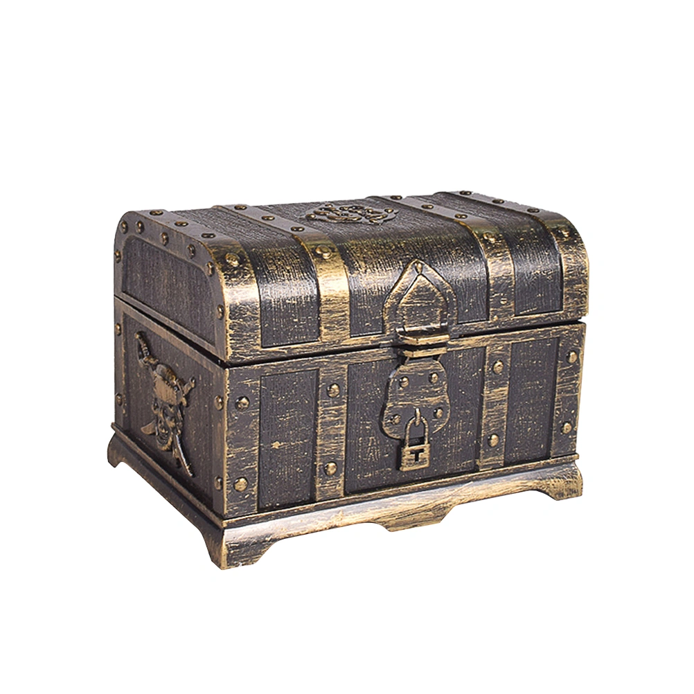 Plastic Pirate Treasure Box Jewelry Storage Box Organizer Makeup Gift Box Candy Box