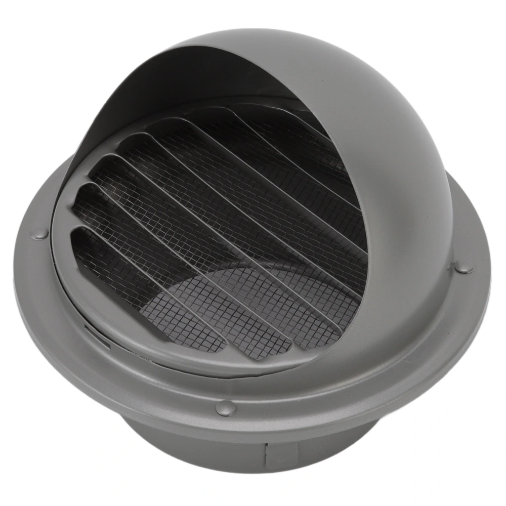 Stainless Steel Round Air Vent Louvered Cover Waterproof Windproof External Wall Vent Outlet for Ventilation System