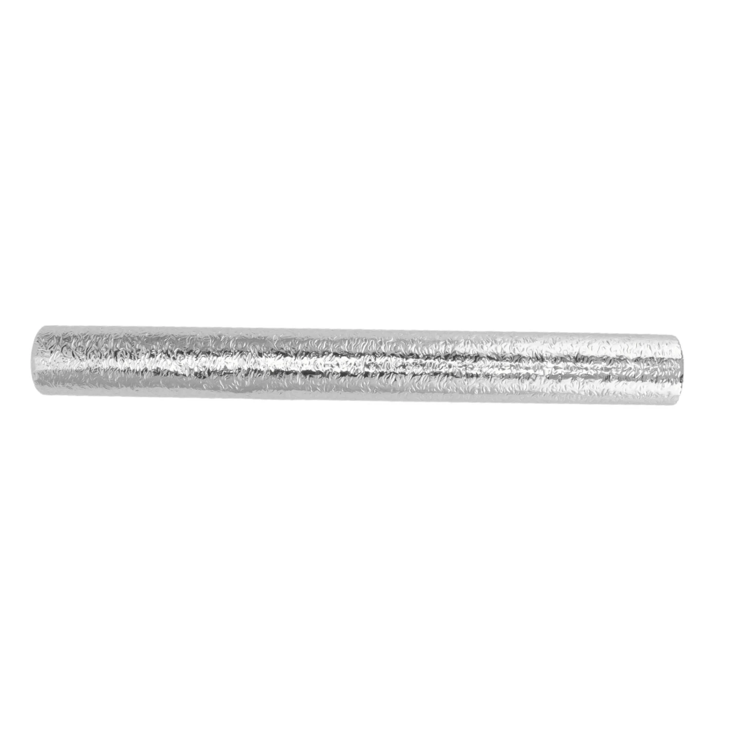 Oil Proof Sticker Waterproof Self Adhesive Aluminum Foil Wallpaper for Kitchen Drawer Cabinet Countertop Silver 30cmx2m / 11.8x78.7in