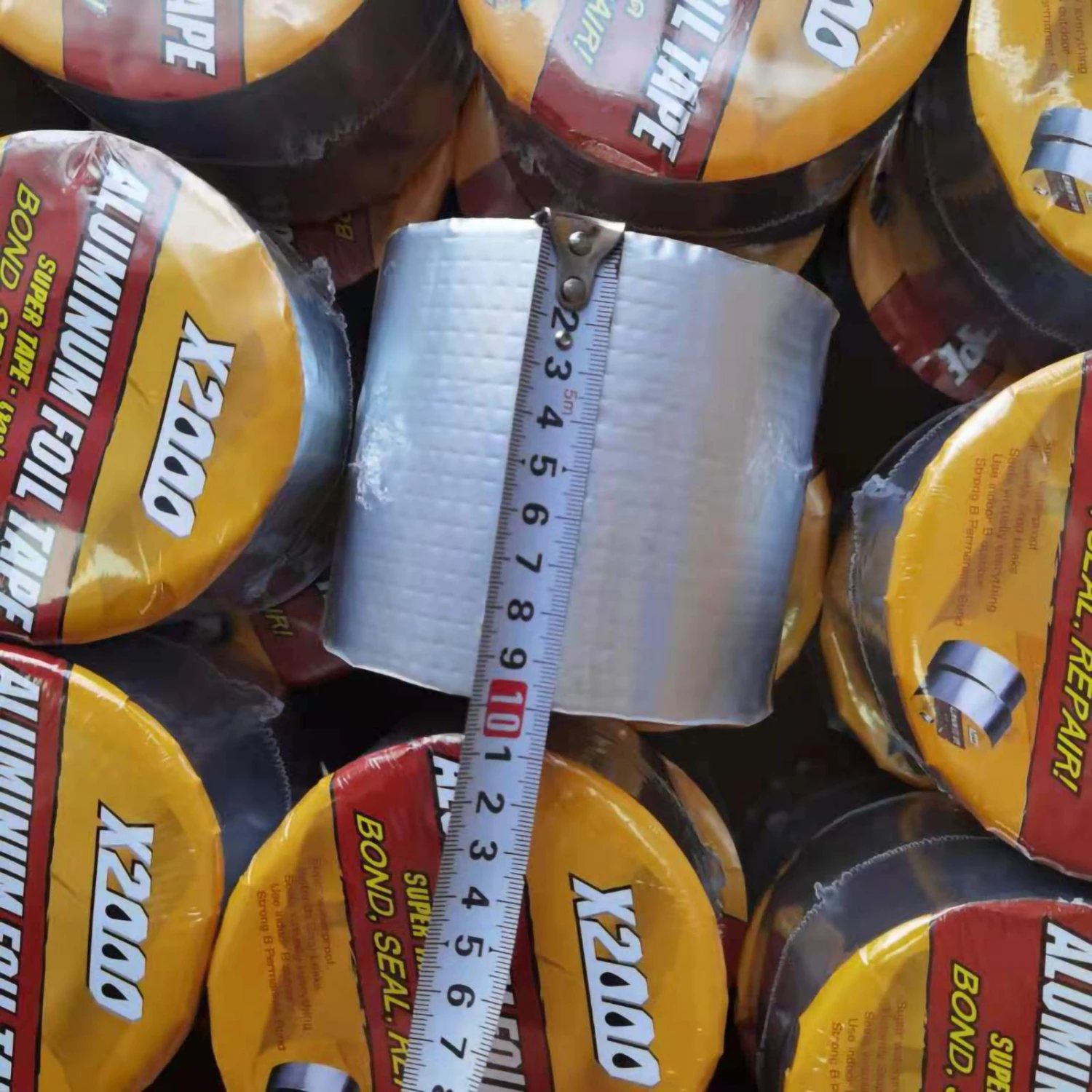 Aluminum Foil Butyl Tape Waterproof Patch Self Adhesive Tape Free Smashing Bricks Waterstop Tape 15cm / 5.9in