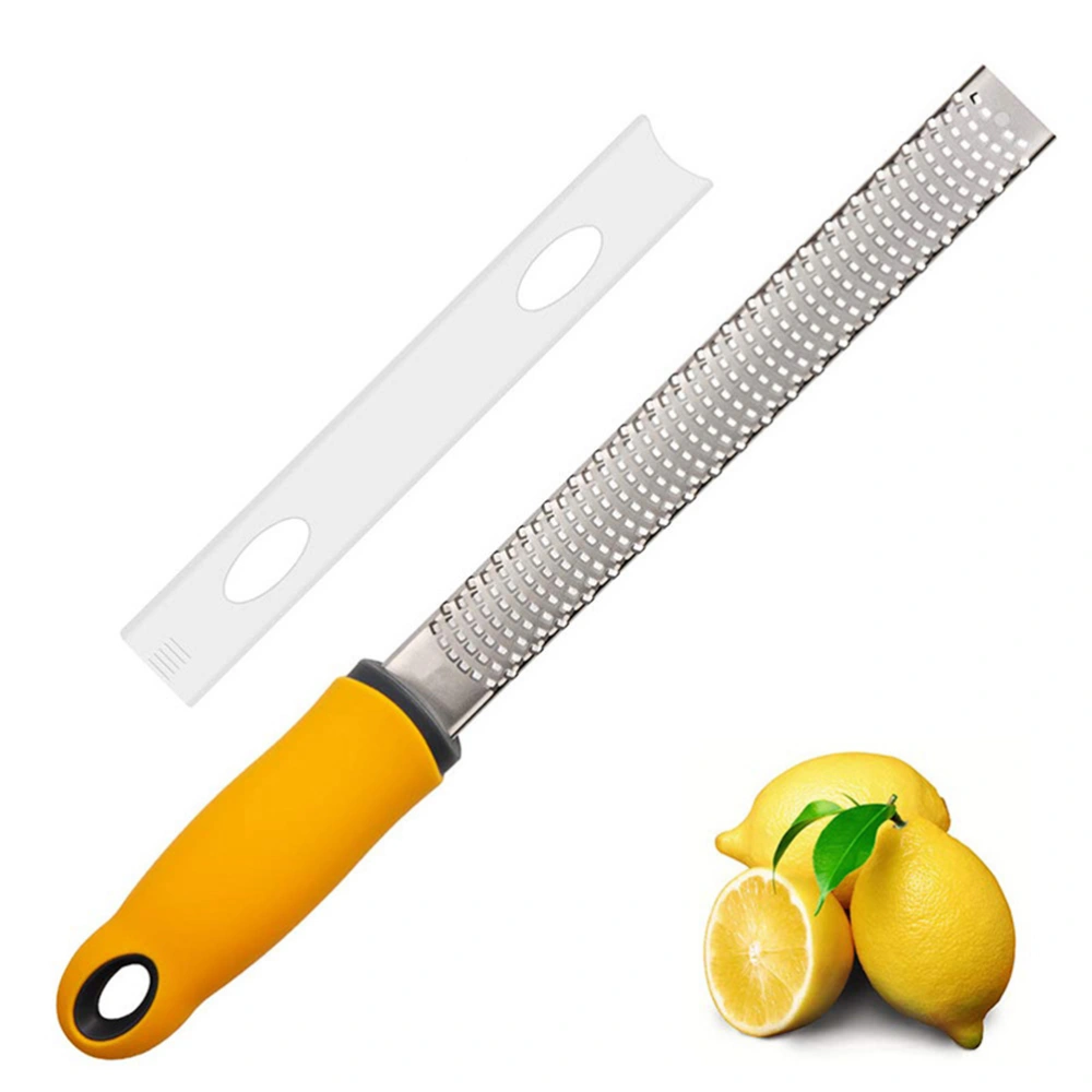 Lemon Zester Set Kitchen Cheese Grater Stainless Steel Lemon Planer with Brush