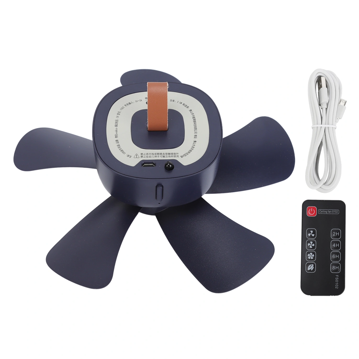 Mini USB Plug Ceiling Fans Remote Control Camping Ceiling Fan USB Portable Ceiling Fan Canopy Hanging Fan