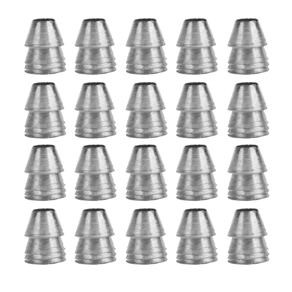 20pcs Safety Round Handle Wedges Steel Hammer Handle Splitting Wedge Set for Axe Claw Hammer Sledge Diameter 13mm / 0.51in