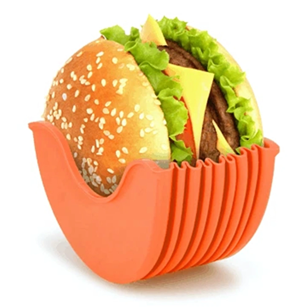 Reusable Burger Holder Stretchable Burger Bun Shell Eco Friendly for The Elderly Children