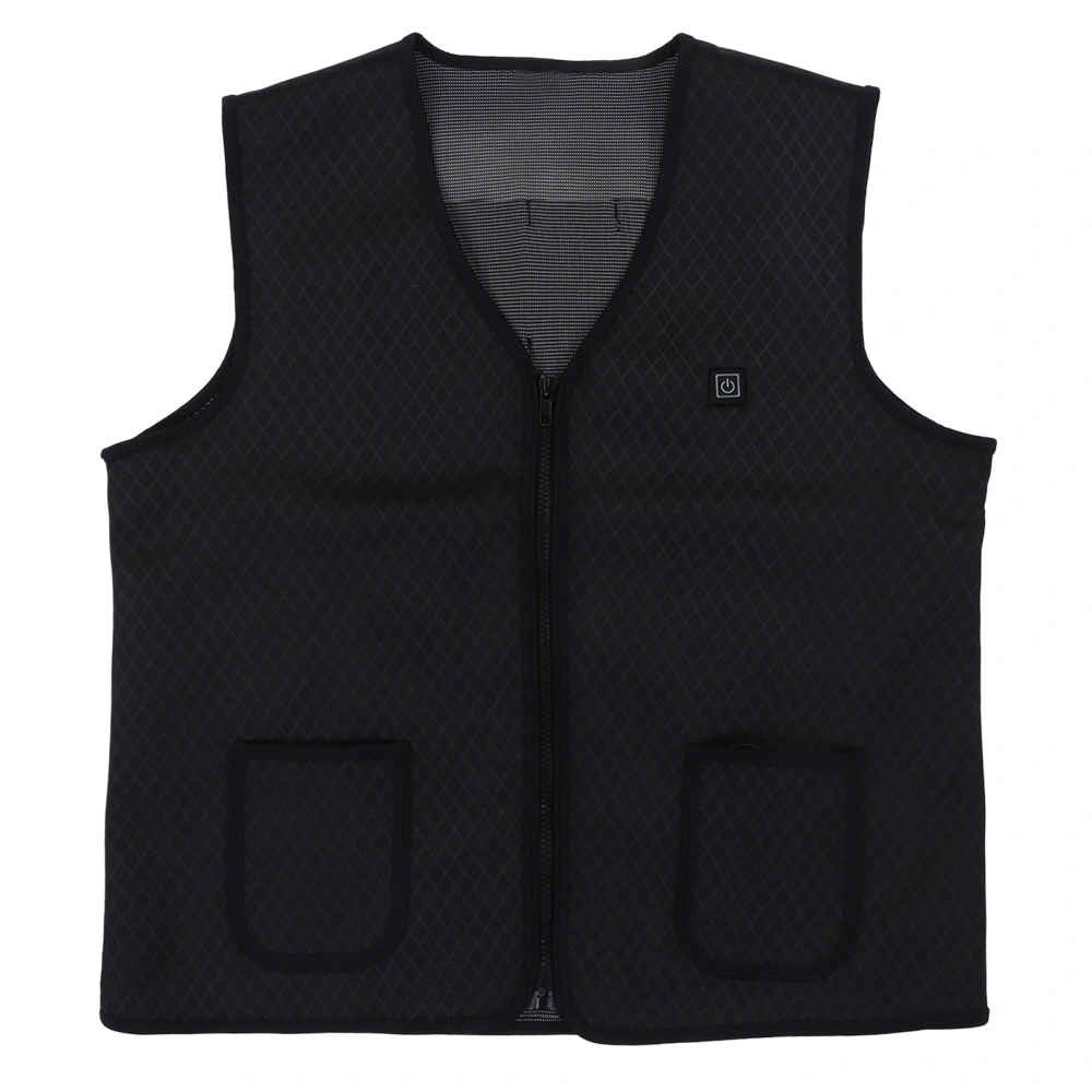 USB Electric Heated Vest Heating Vest Clothes with 3 Adjustable Levels for Men Women XL