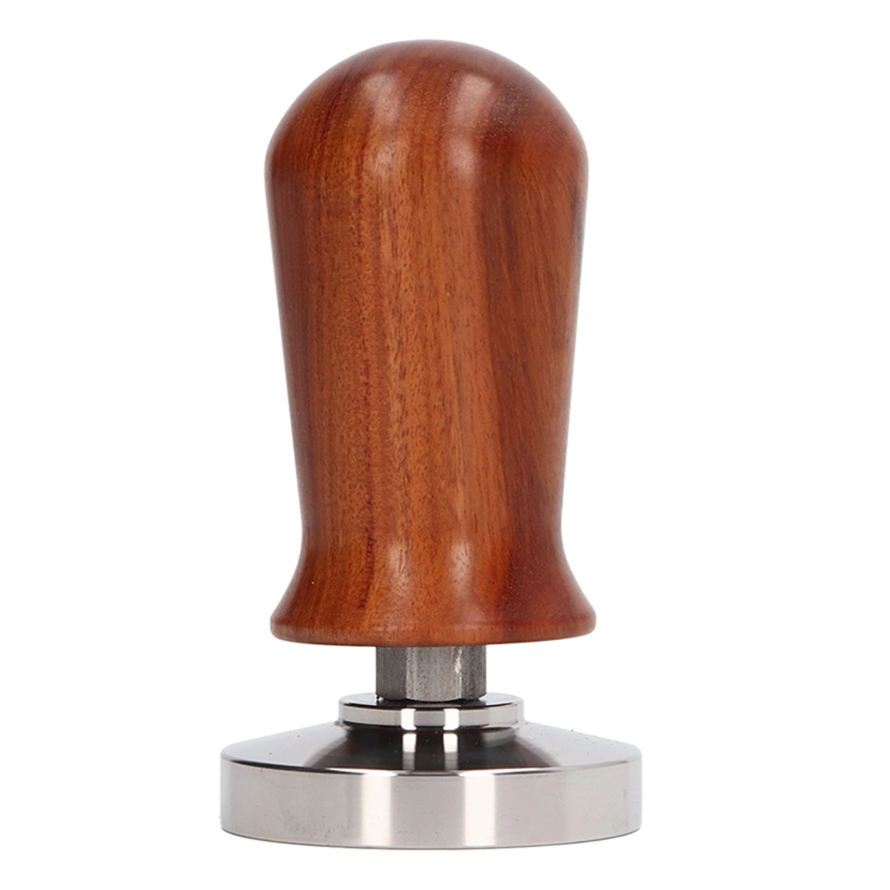 Coffee Tamper Separate Design Stainless Steel Ergonomic Wood Handle Portable Tamper Tool for Home Coffee Shop 53MM