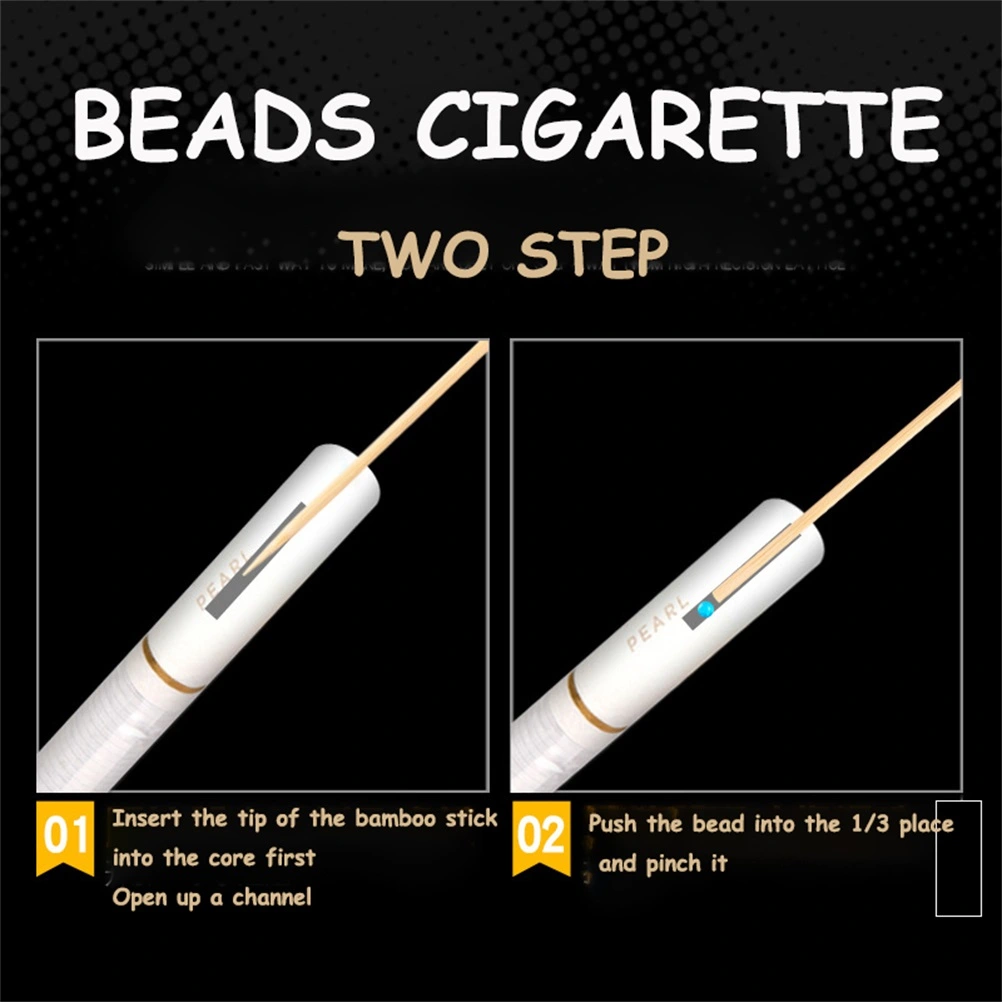1000PCS DIY Cigarette Bead Mint Flavor Cigarette Holder Burst Aromatic Beads Filters Smoking Accessories