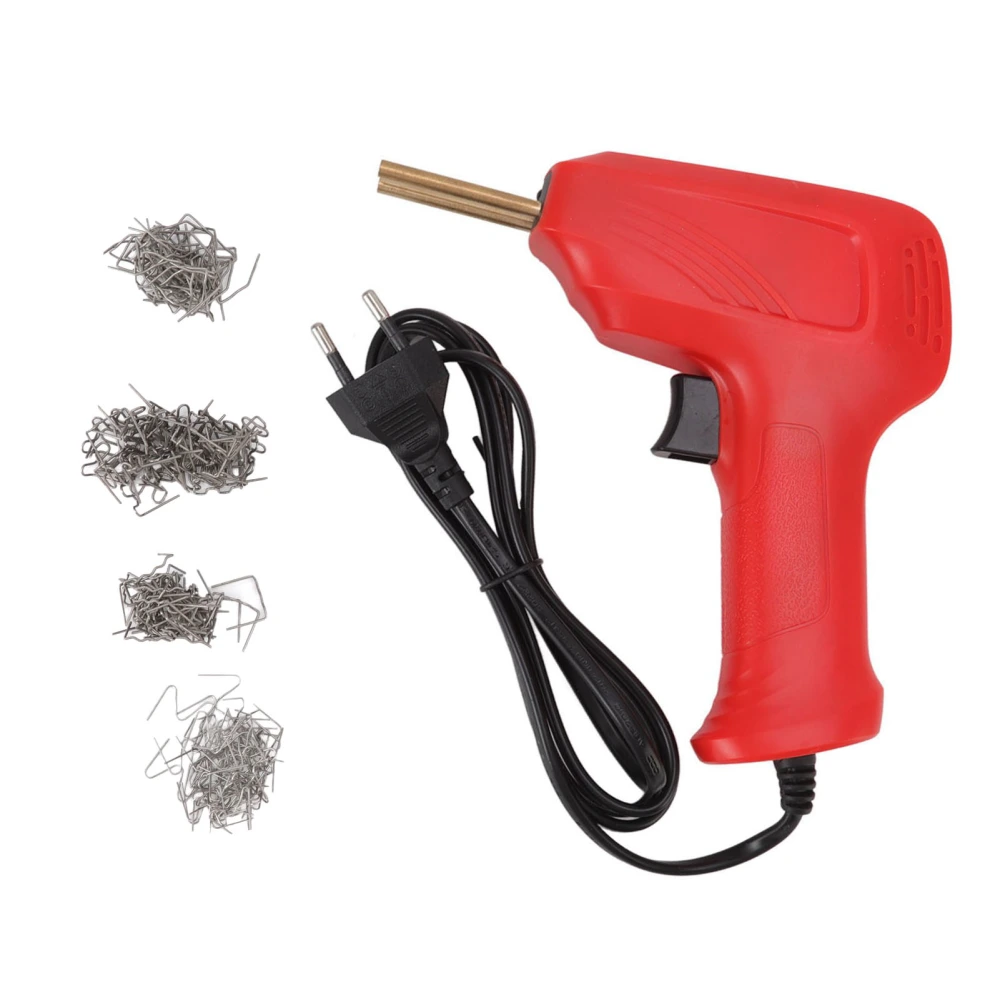 Hot Stapler Multifunction Plastic Welding Gun Red Portable Welder For Radiators Bumpers Repair EU Plug 220V