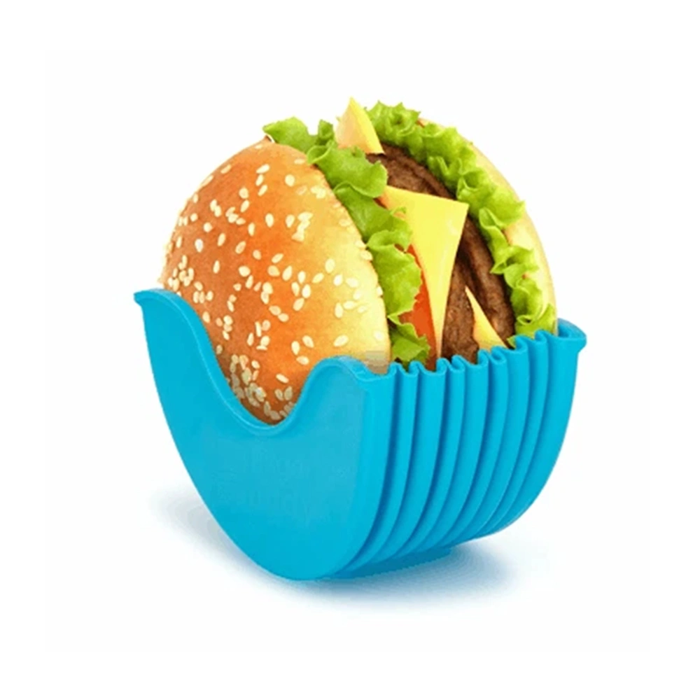 Reusable Burger Holder Stretchable Burger Bun Shell Eco Friendly for the Elderly Children