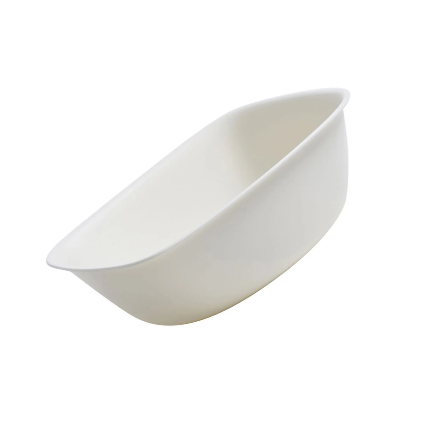 Household Plastic Wash Basin Dormitory Cute Square Laundry Basin Washbasin for Dishing Small White