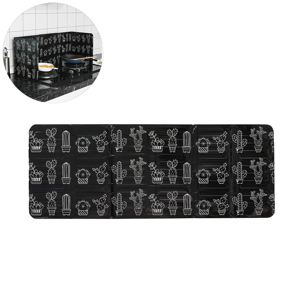 Folding Oil Splatter Shield Splash Proof Panels Gas Stove Shield for Kitchen