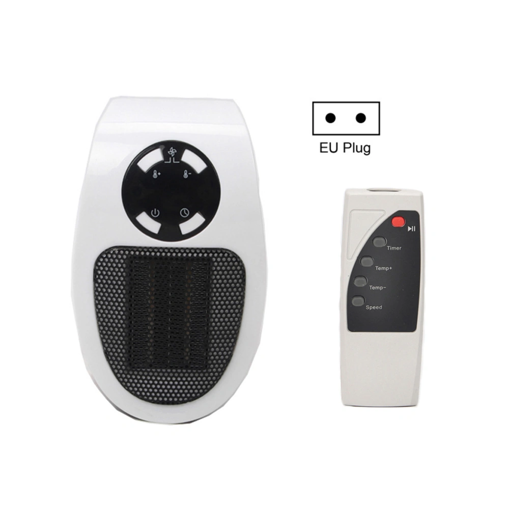 Portable Compact Electric Tabletop Fan Heater Warmer for Home Office Winter Use