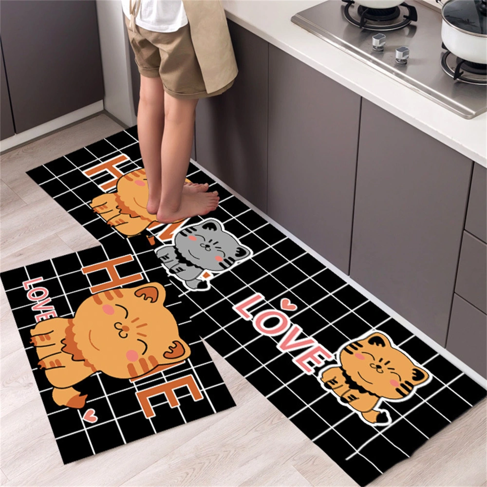 Kitchen Rugs Bathroom Standing Mat Anti Slip Polyester Entrance Door Carpet Floor Mats QYSC-202 40 X 120cm