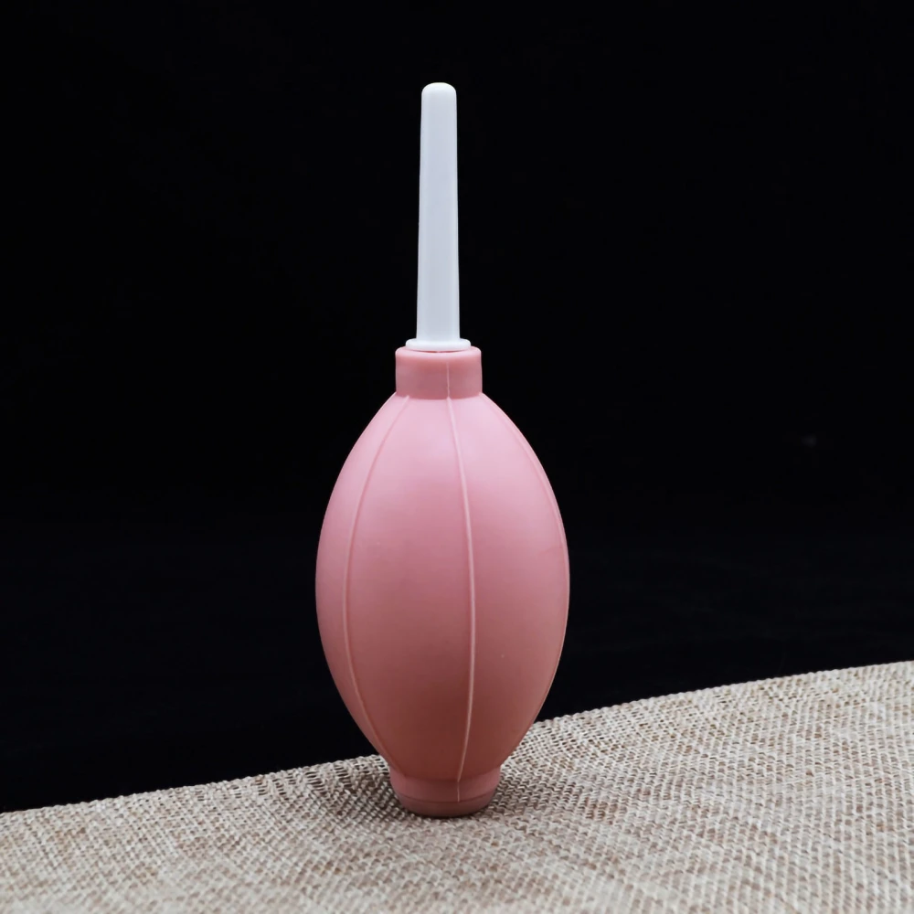 Dust Ball Air Blower Eco Friendly Durable TPR Portable Strong Airflow Good Elasticity Bulb Blower for Dust Particle Pink