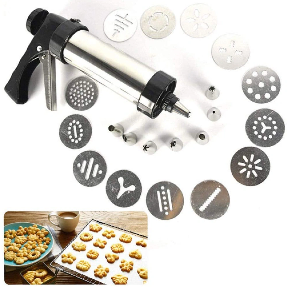 Biscuit Press Icing Cartridge Maker Press Sets for DIY Biscuit Maker Decoration