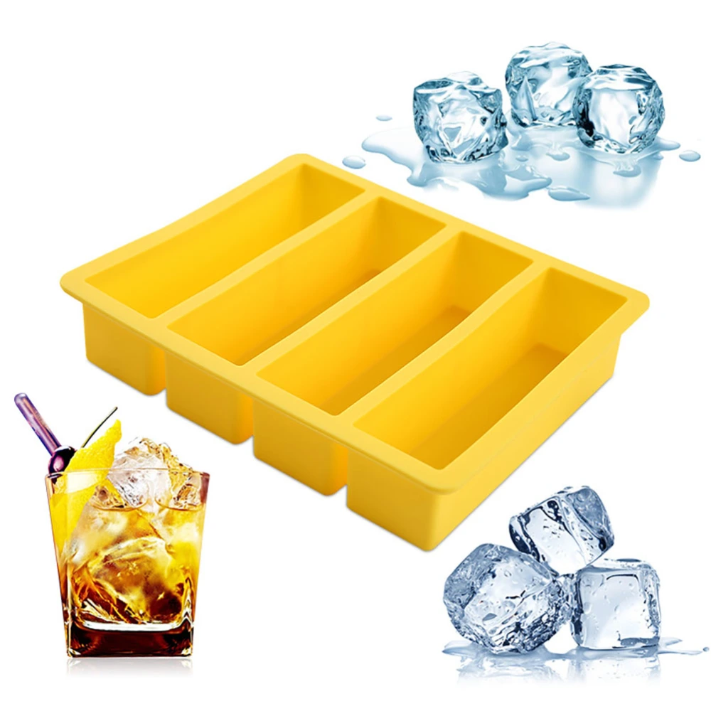 Rectangular Ice Mould Silicone Ice Cube Trays Kitchen Ice Cube Mold