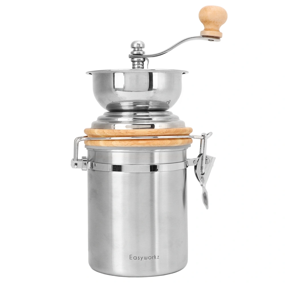 Hand Coffee Bean Mill 304 Stainless Steel Small Manual Coffee Grinding Machine for Home Office