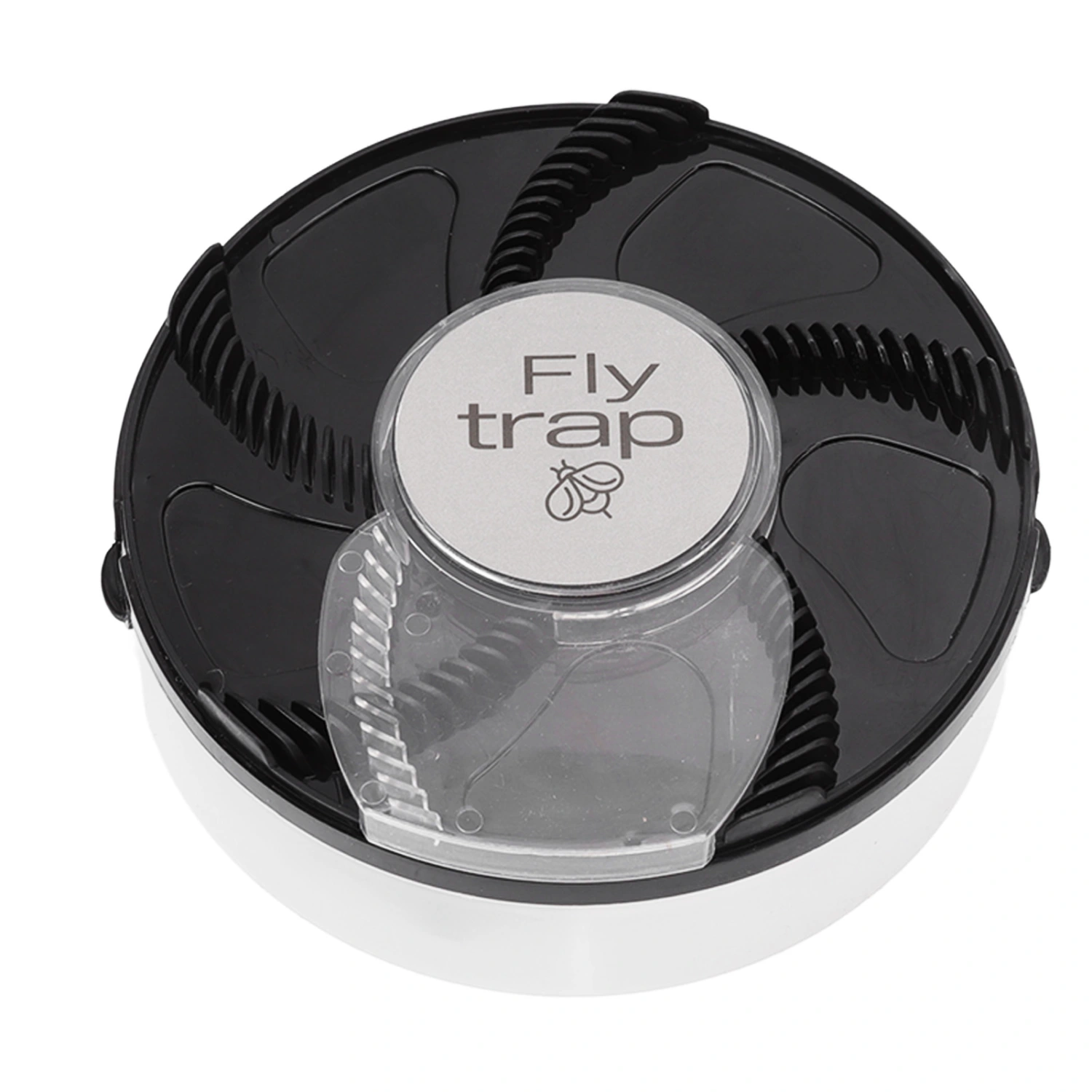Electric Fly Trap Indoor Home Fly Catcher Automatic Rotating Mosquito Catcher with Trapping Bait for Kitchen Black