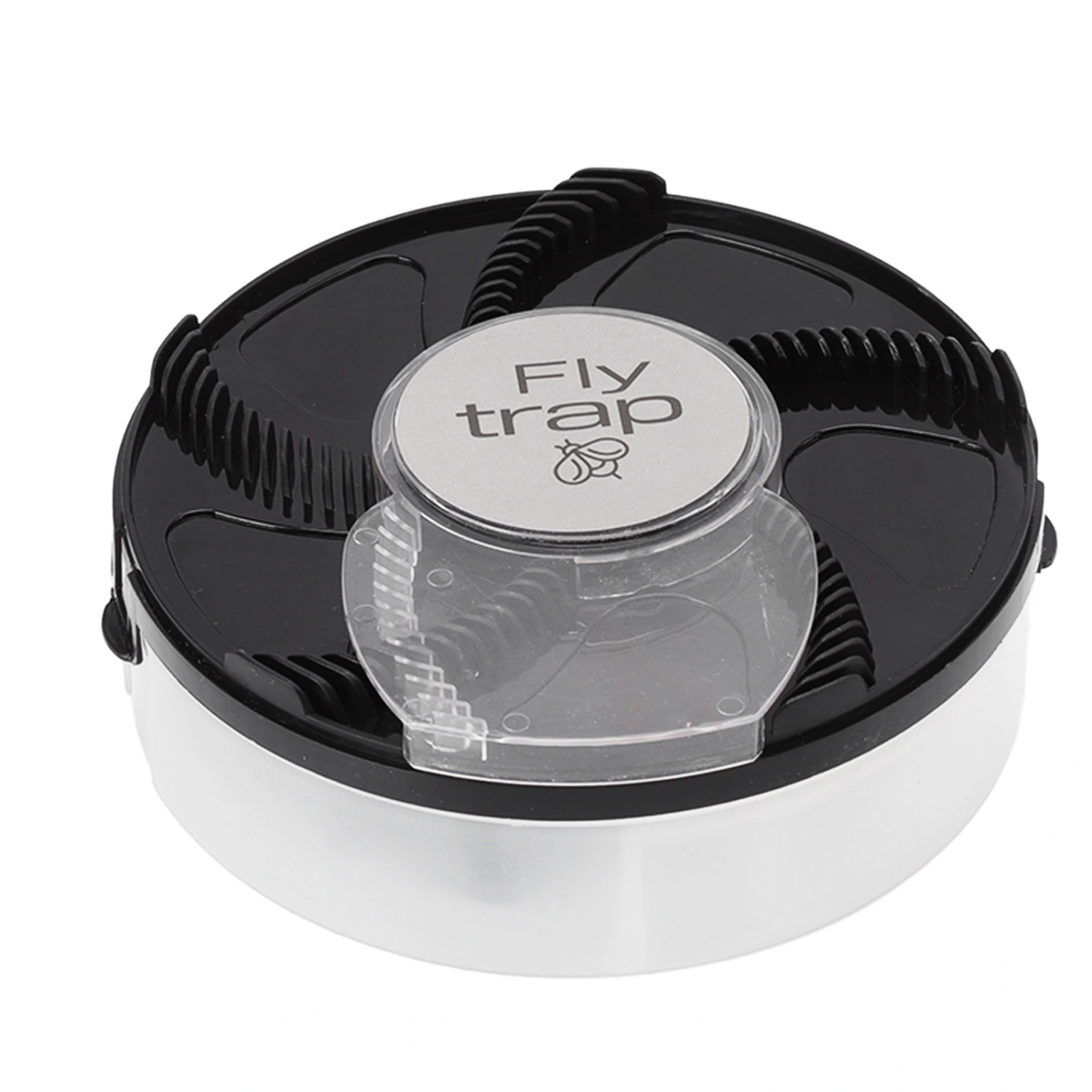 Electric Fly Trap Indoor Home Fly Catcher Automatic Rotating Mosquito Catcher with Trapping Bait for Kitchen Black