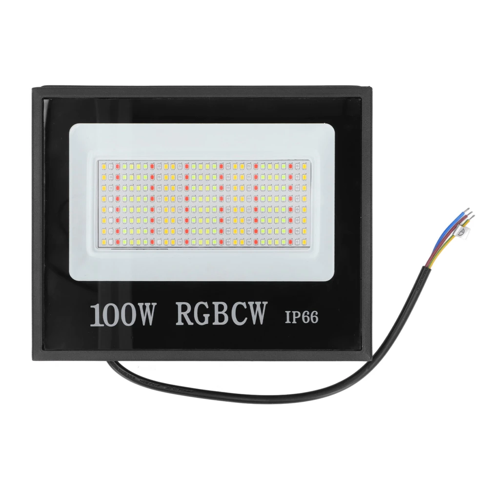 LED Flood Lights Bluetooth RGBCW Color Changing Stage Light with APP Control for Outdoor Garden 85‑265V