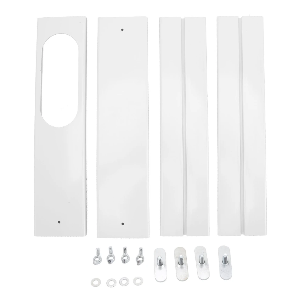 4pcs Portable Air Conditioner Window Kit 16.9 to 55in Adjustable Window Sealing Panels for Home Office