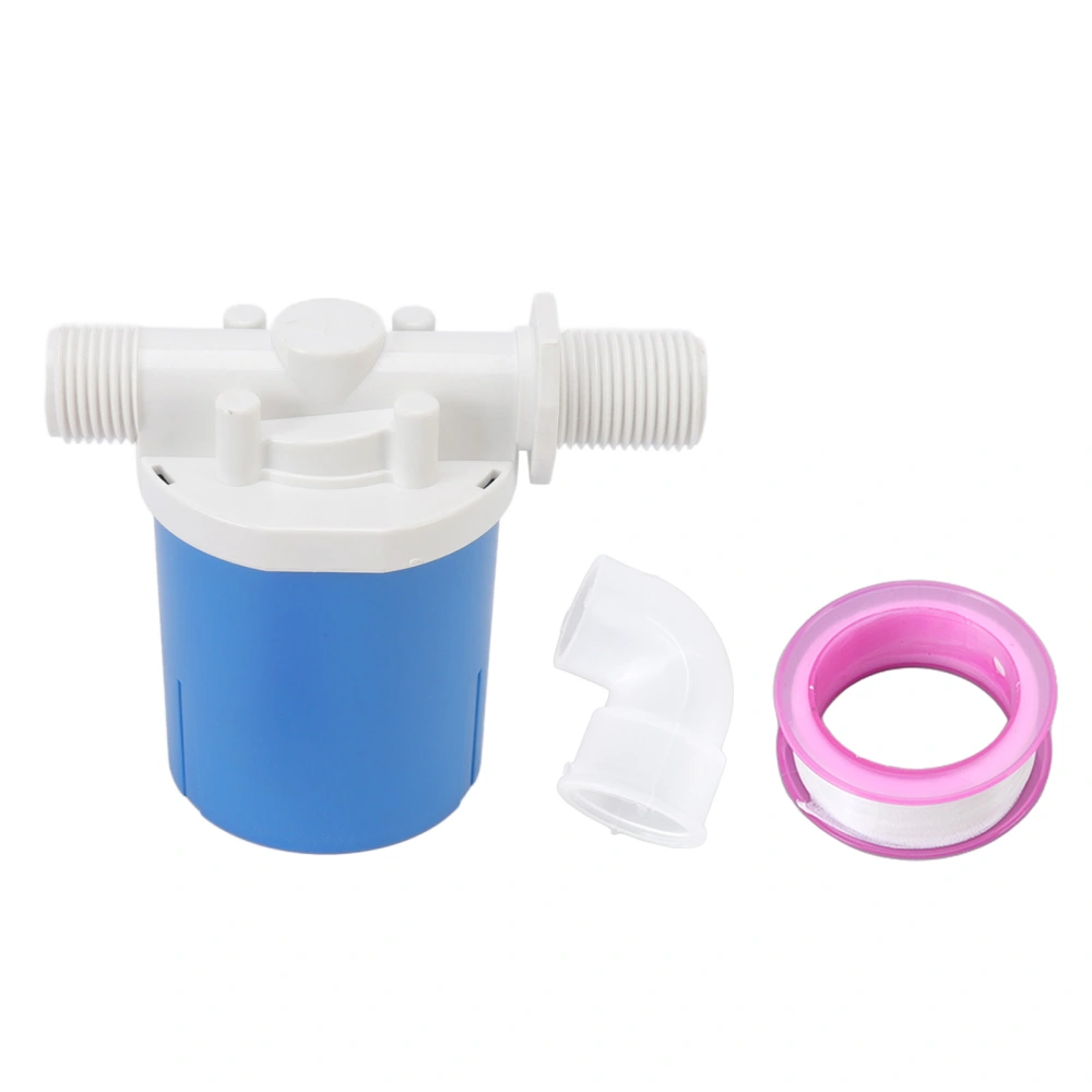 Automatic Float Valve Plastic Compact Leakage Proof Inner Water Level Control Valve for Water Tank G3/4 Built in Side Entry