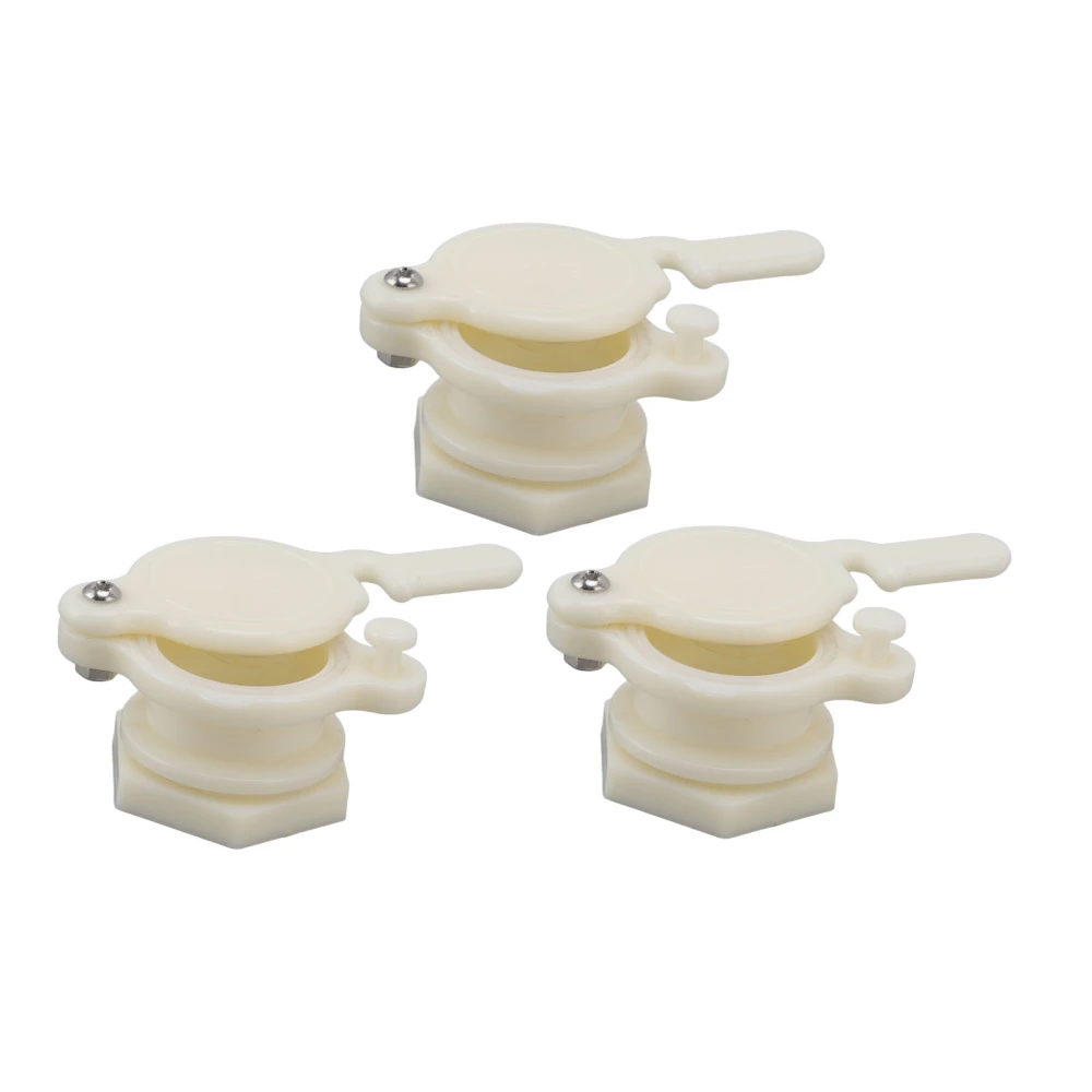 3pcs Beekeeping Integrated Honey Gate Extractor Plastic Honey Gate Valve for Beekeeping Accessory