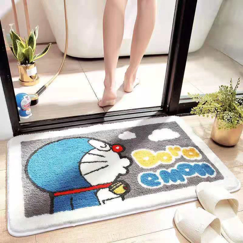 Indoor Door Mat Anti Skid Colorful Front Door Rug 60x40cm Entrance Mat for House DecorationElectronic Cat Profile 40x60cm Thickened