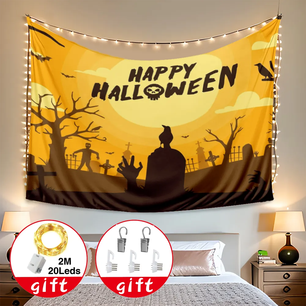 Halloween Decorative Tapestry, Bat Tapestry, for Bedroom Living Room Dorm Party Decorations,#336