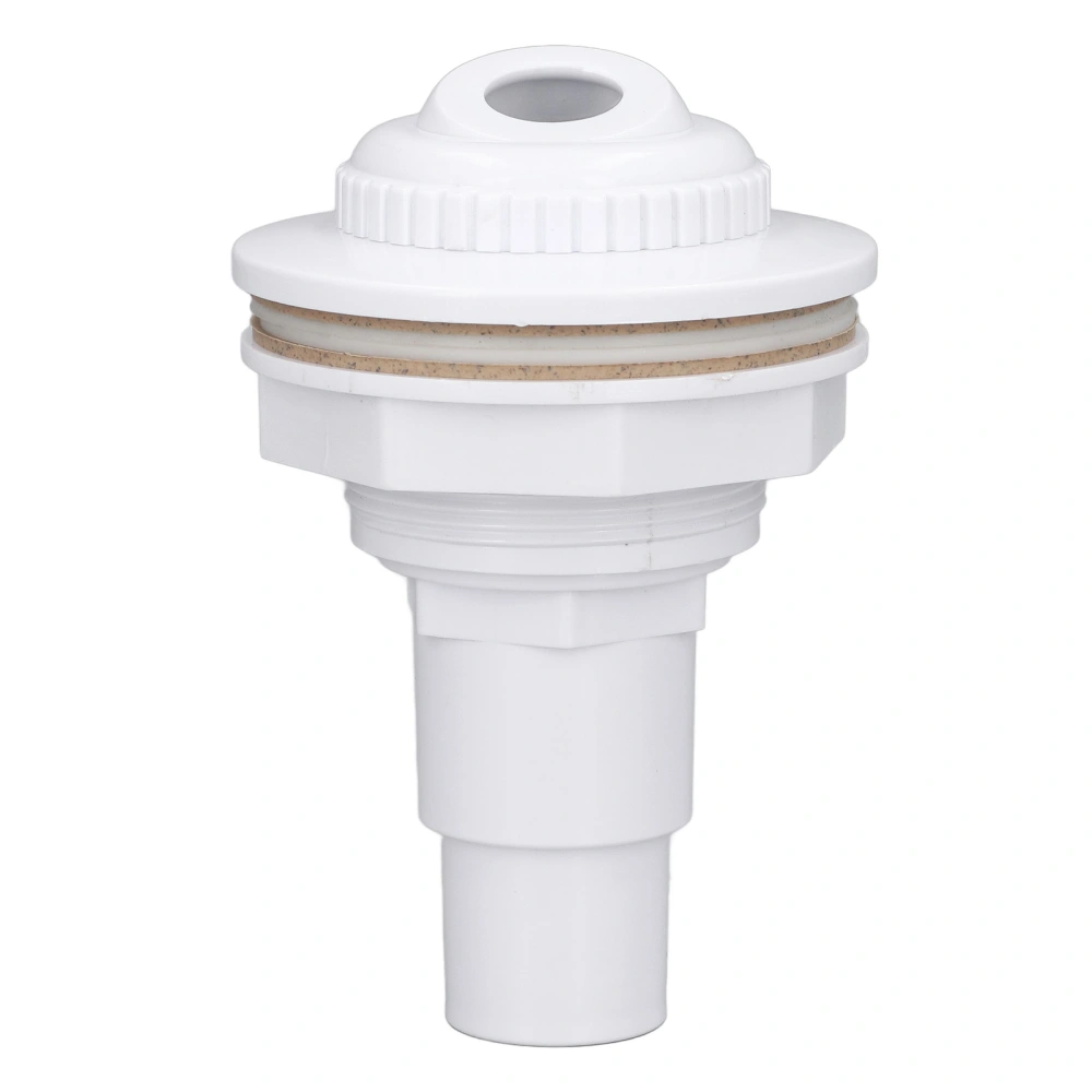 Complete Return Outlet Jet Fitting for Above Ground Swimming Pool with Gasket 1in Pipe Adapter