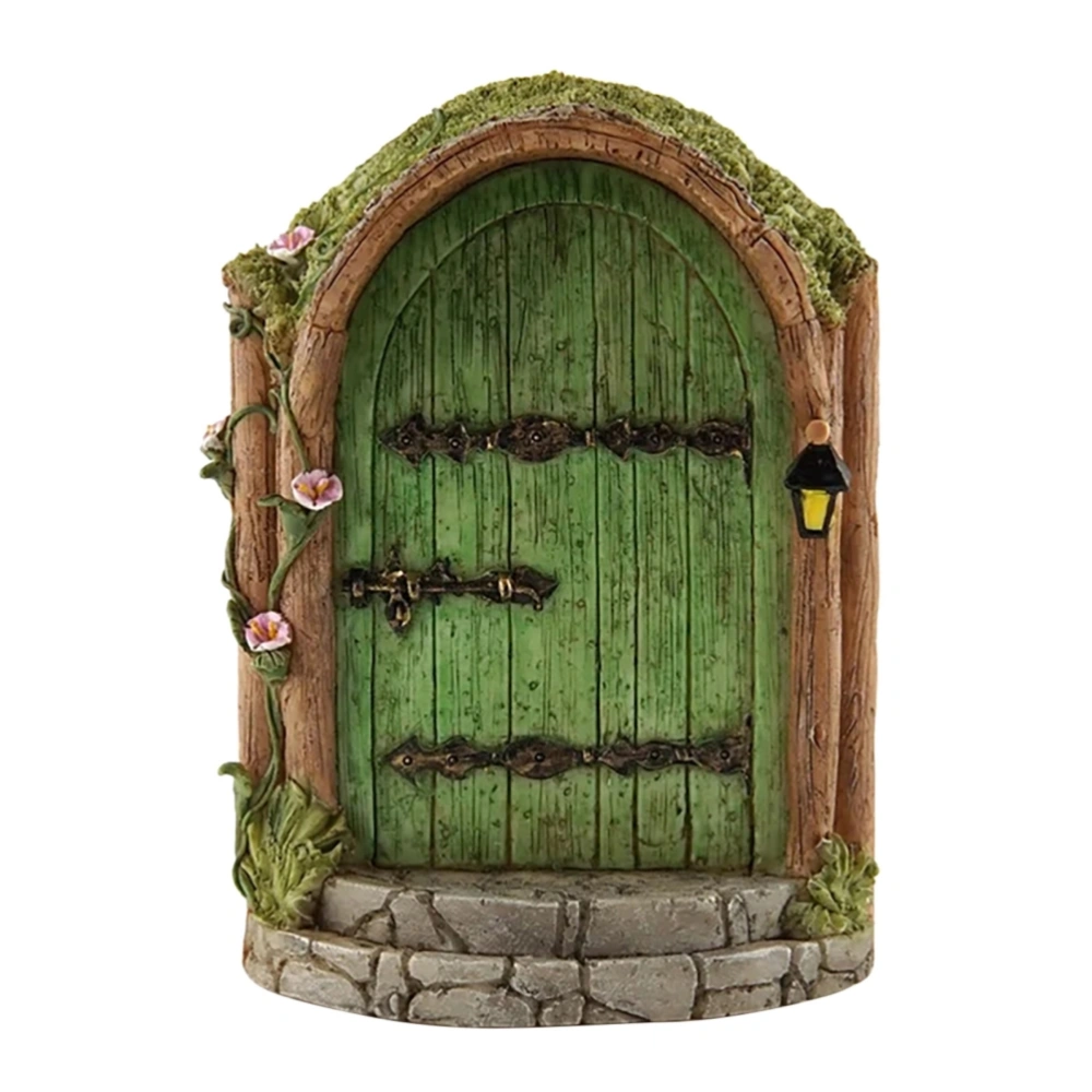 Fairy Door for Trees Miniature Fairy Garden Outdoor Decor Accessories Yard Art Sculpture Decoration for Kids Room Wall Trees