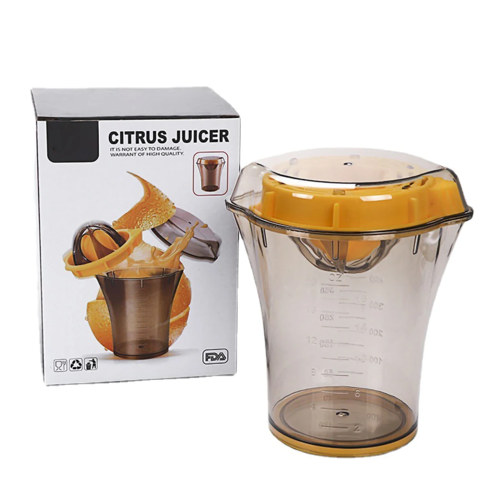 Citrus Juicer Food Grade Safe Plastic Effort Saving Operation Widely Used Hand Juicer for Citrus Fruits