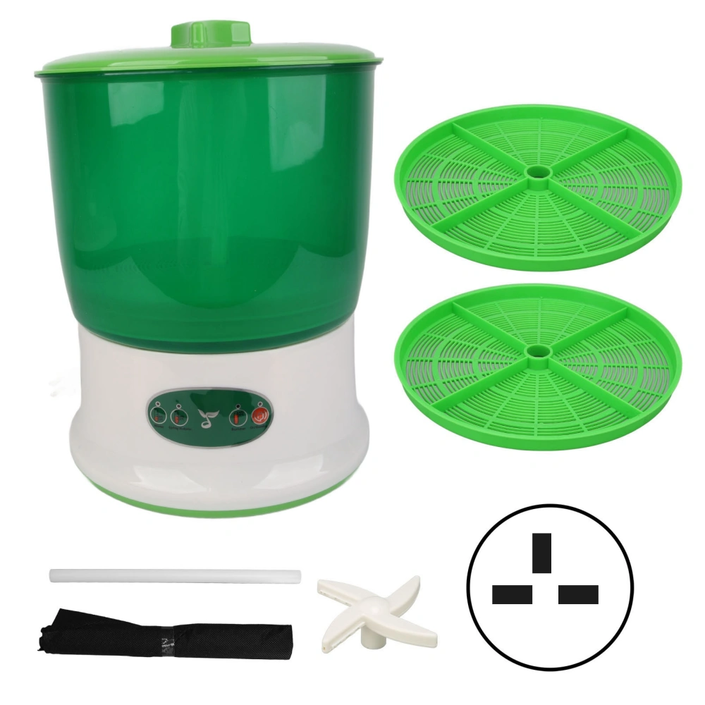 Bean Sprouts Machine Large Capacity Food Grade High Safety 360 Degrees Sprayer Widely Used Bean Sprouts Grow Kit 220V UK Plug