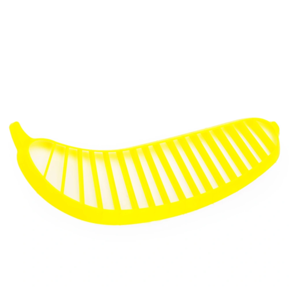 Banana Cutter Fast Uniform Slicing Lightweight Salad Fruit Peeler Cutter for Household Fruit Shop Travelling