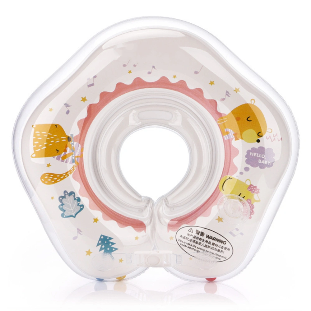 Cartoon Baby Swimming Neck Ring Thicken Neck Float Floating PVC Inflatable Safe Water Lifebuoy Ring