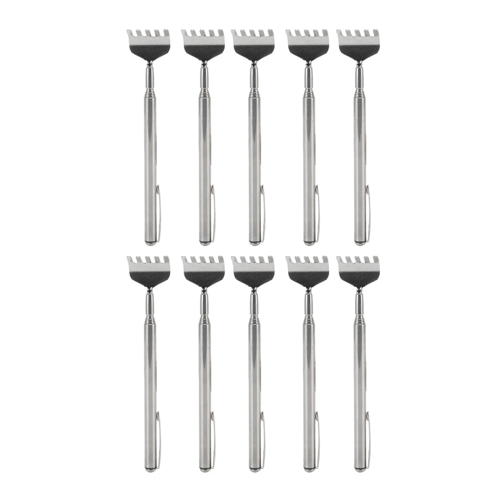 10pcs Back Scratcher Extendable Mini Portable Foldable Back Scratcher Telescoping with Pocket Clip for Relieve Itching