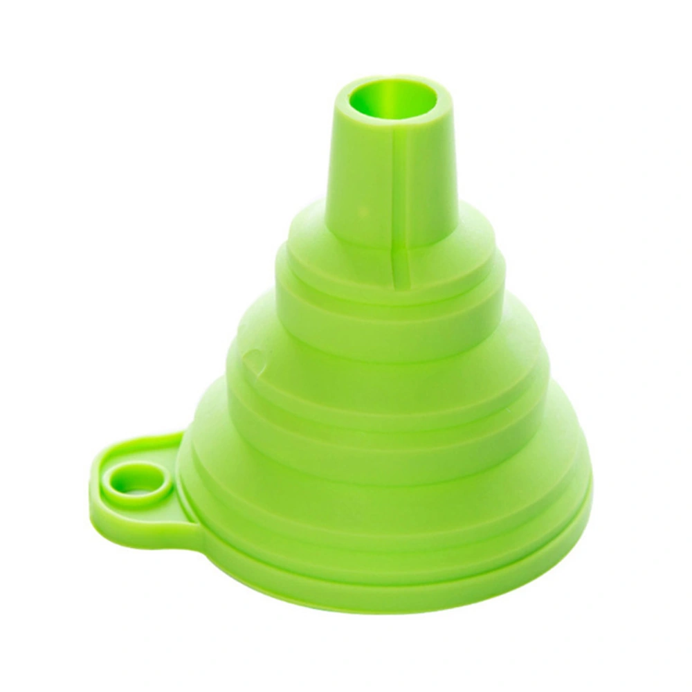 Kitchen Silicone Funnel Food Grade Silicone Foldable Funnel for Water Bottle Liquid TransferRandom Color