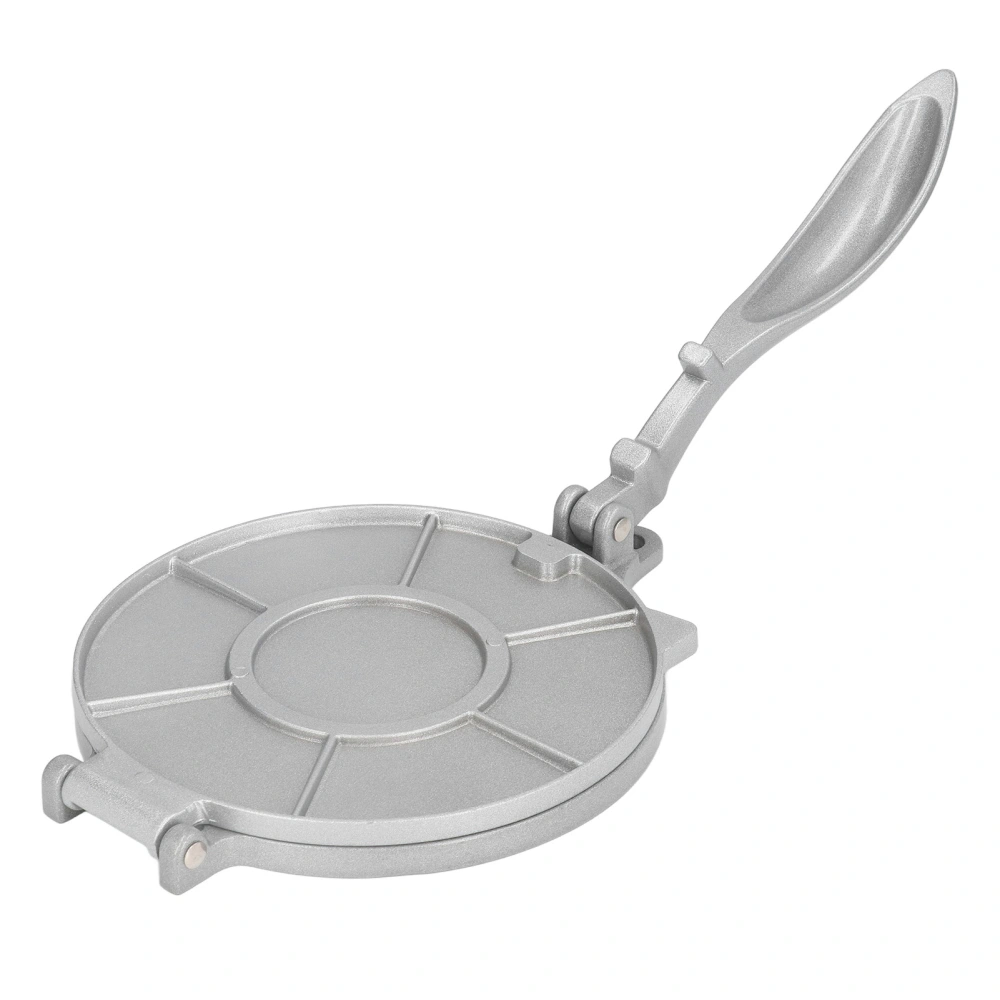 Tortilla Press 7.7in Rust Proof Aluminum Alloy Silver Heavy Duty Quesadilla Maker for Home Pasta Shops