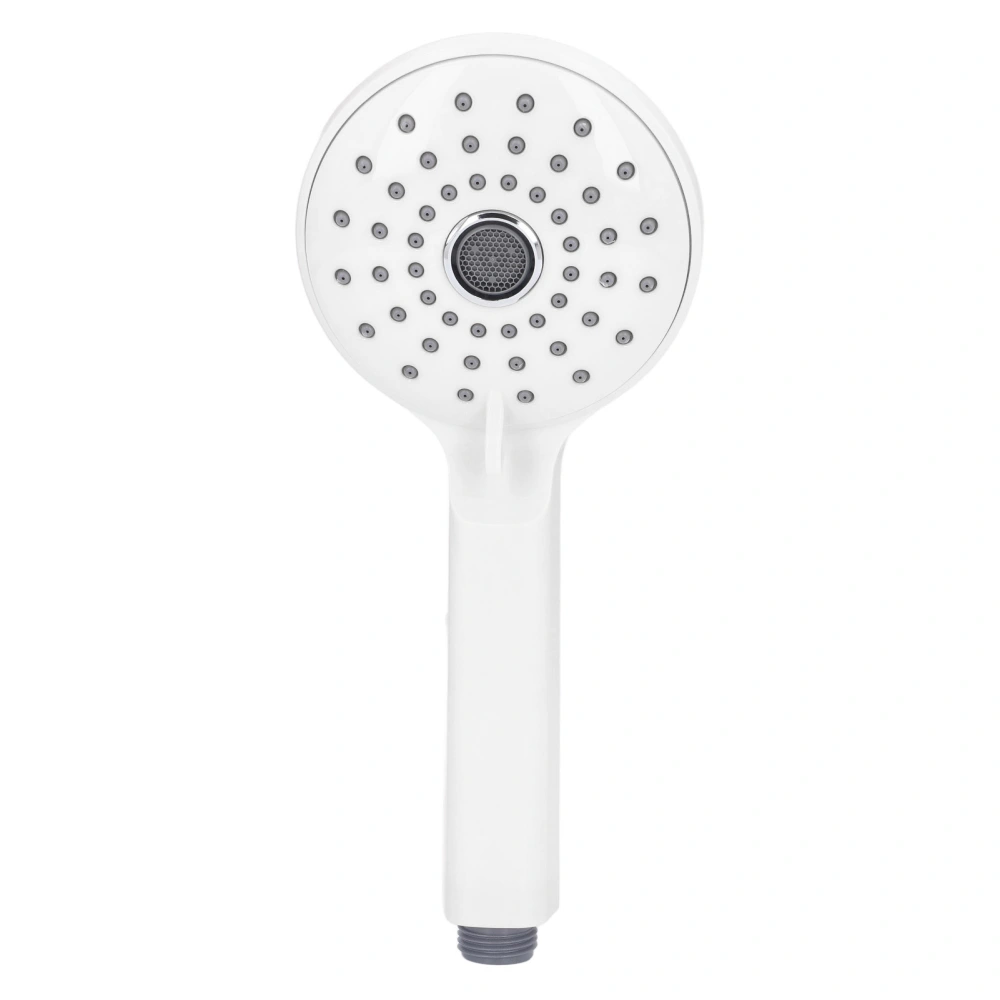 Pressurized Shower Head ABS Handheld Two Modes High Pressure Shower Sprayer Prevent Splashing Bathroom Accessories White