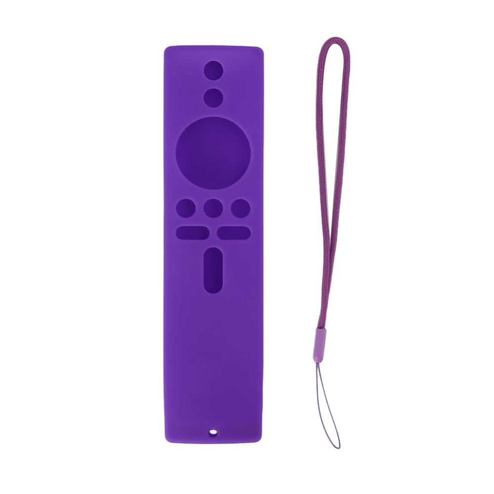 Anti Slip Remote Control Protective Cover Silicone Case for Xiaomi Mi Box S for Xiaomi Mi TV Stick Purple