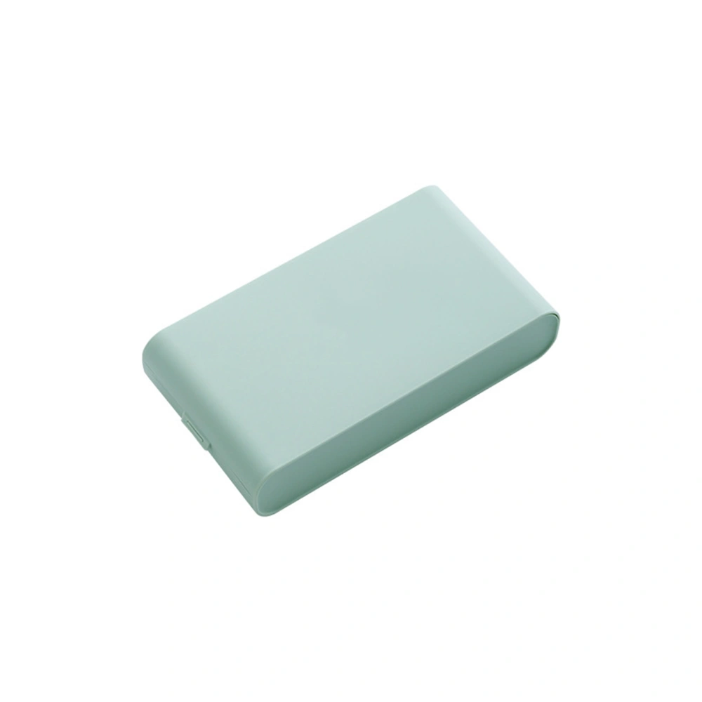 Mouth Cover Storage Case Disposable Portable Snap On Mouth Cover Storage Box for Home and Outdoor UseGreen